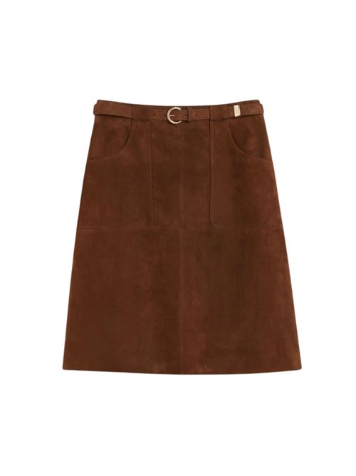Suede skirt MAX MARA STUDIO | 2616401011600MSTTENNIS002